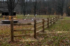 Wood Split Rail Fence